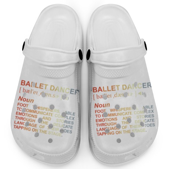 Ballet Dancer Dictionary Clogs