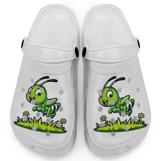 Buzzing Bloomer: The Happy Gardening Bee Clogs