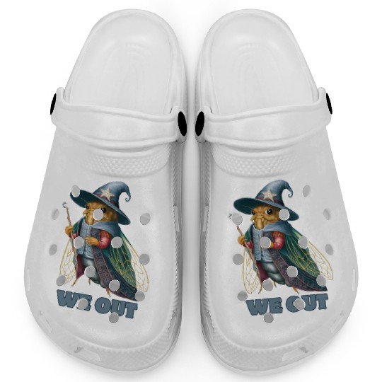 Funny Cicada We Out Cute Cicada Brood Emergence Clogs