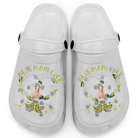 BEST MOM EVER MOTHER AND DAUGHTER DESIGN Clogs