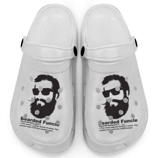 Cool Bearded Funcle - Birthday My Fun Uncle Clogs