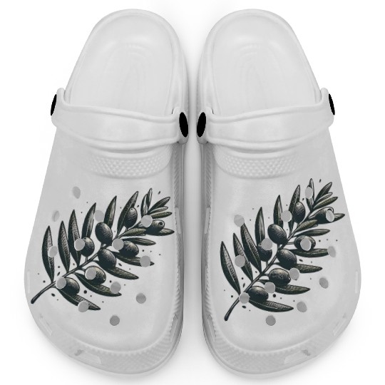 An olive Branch Clogs