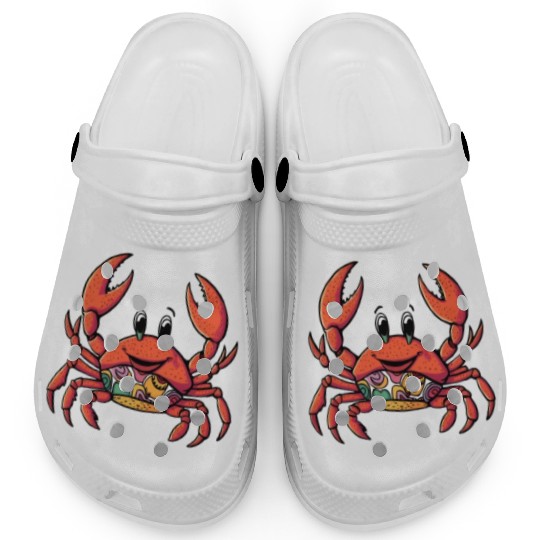 Retro Cartoon Crab Clogs
