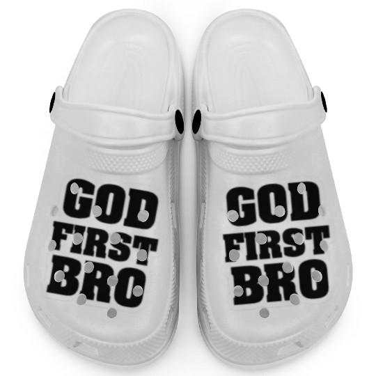 God First Bro Faith Clogs