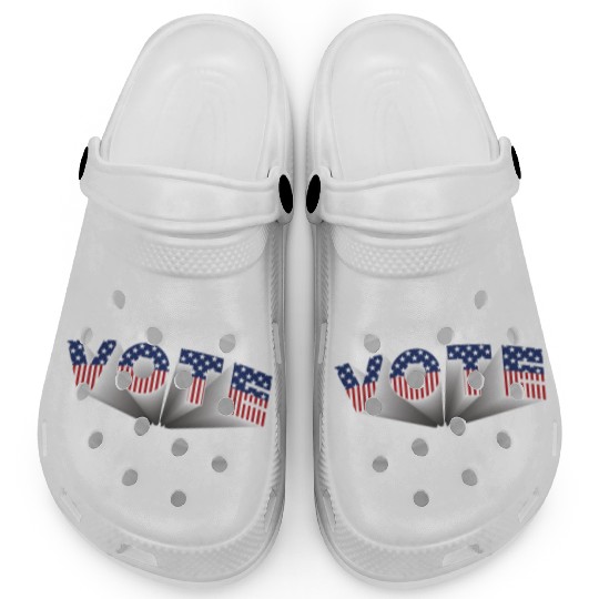 Vote - Stars and Stripes Clogs