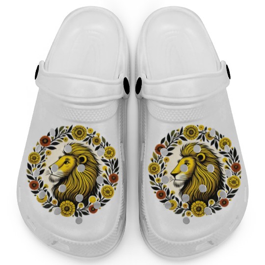 Marigold Leo Lion Clogs