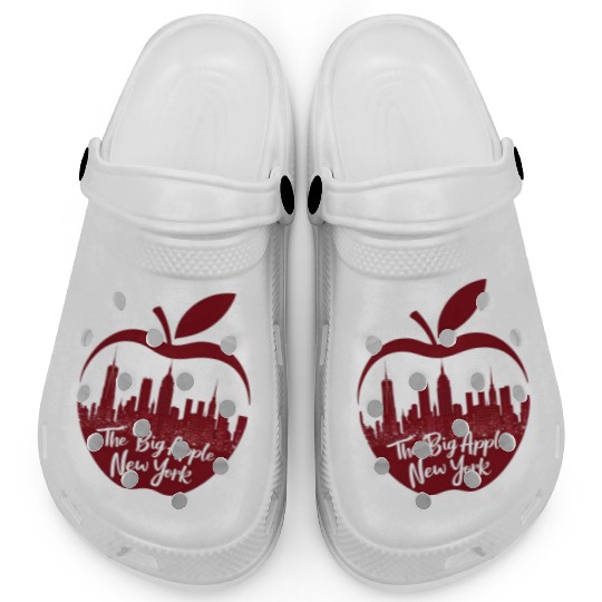 NYC Skyline Apple: Creative Clogs