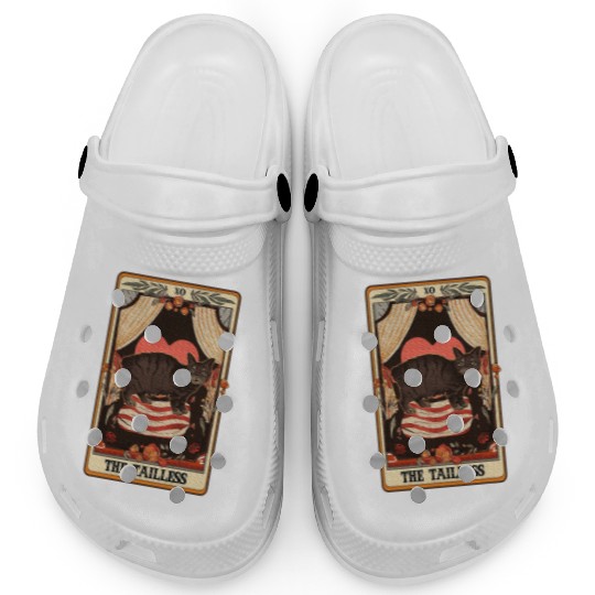 The Tailless Tarot Card Manx Cat Lover Manx Cat Clogs