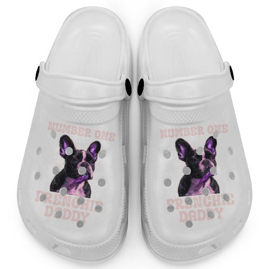 French Bulldog Number One Frenchie Daddy Clogs