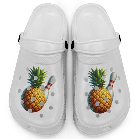 bowling ball and pineapple Clogs