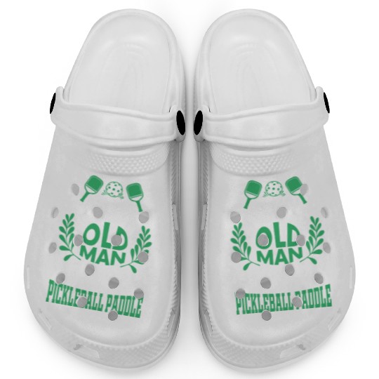 Old Man, Powerful Paddle: Pickleball Surprise! Clogs