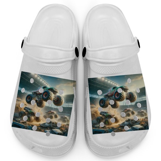 Monster Madness Monster Trucks Clogs