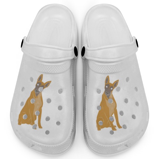 Funny Belgian Malinois Dog Breed Clogs