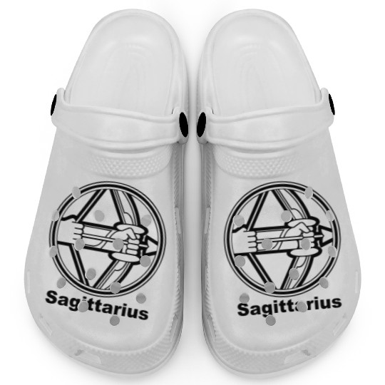 Sagittarius Zodiac Symbol Clogs
