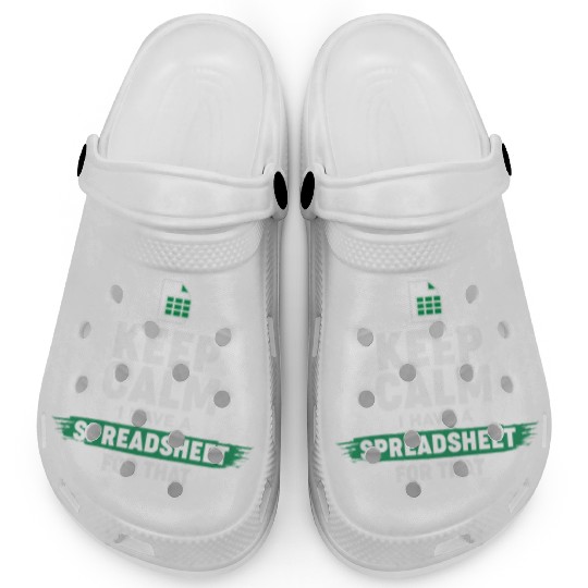 Accountant Funny Excel Spreadsheets Keep Calm Clogs