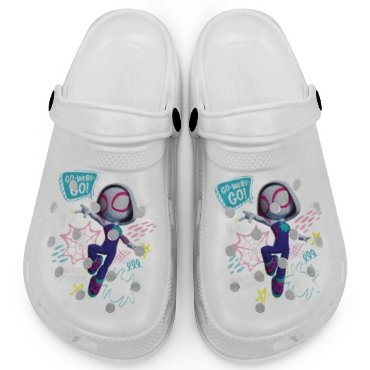 Marvel Spidey And His Amazing Friends Ghost Spider Clogs