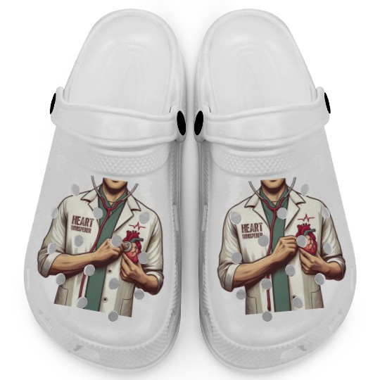 Cardiac Nurse Heart Whisperer Design Clogs