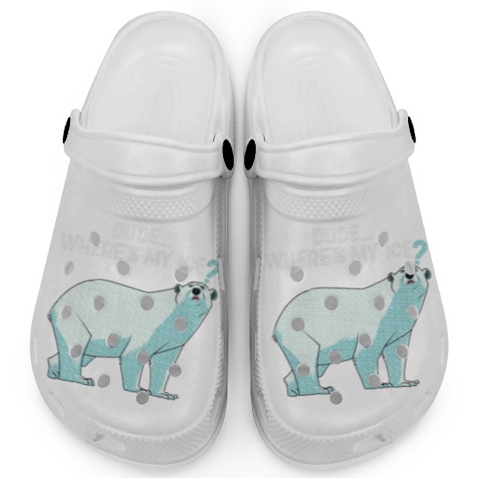 Best Polar Bear Design Polar Bear Lover Clogs