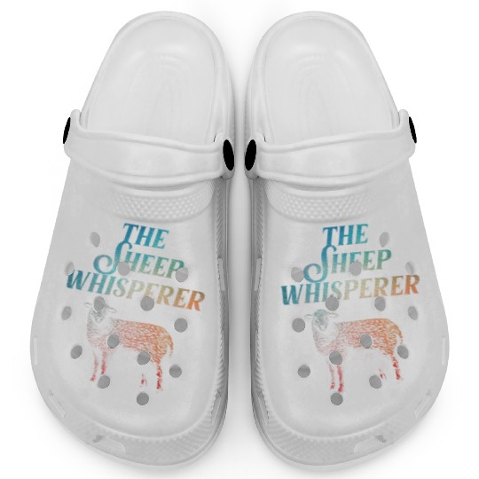 Sheep Art For Lamb Farmer Animal Sheep Lover Clogs