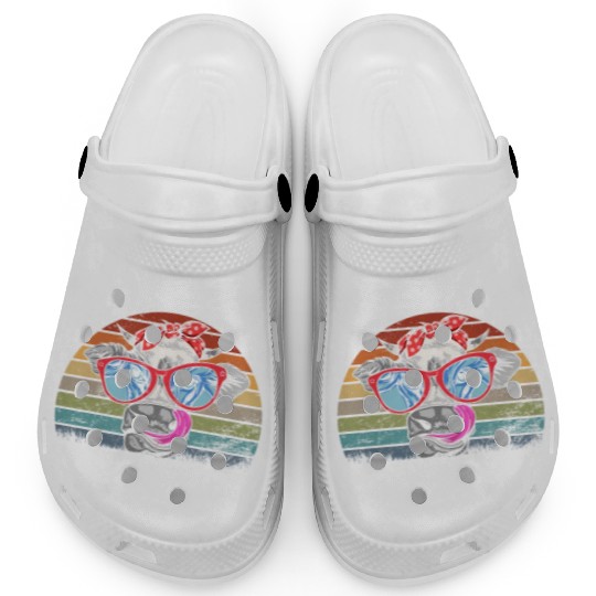 Don't Be A Salty Heifer Cows Lover Funny Vintage Clogs