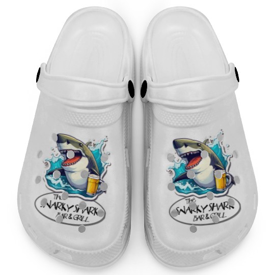 The Snarky Shark Bar & Grill Clogs
