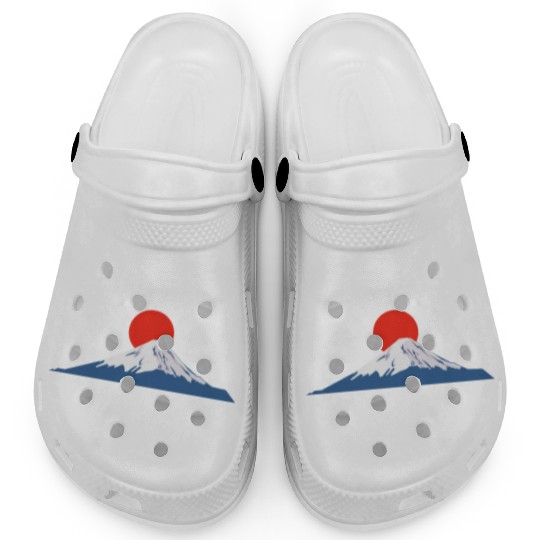 Japanese dawn on Mount Fuji Clogs