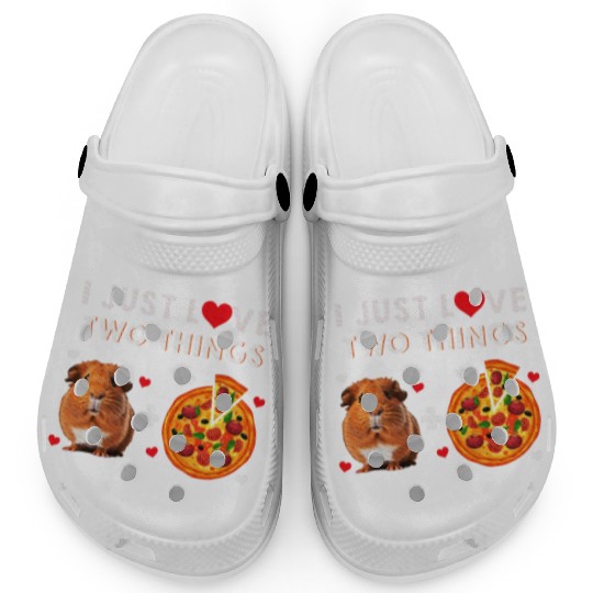 Guinea Pig Pizza Lover Furry Potato Piggy Clogs