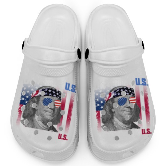 They Hate US Cuz They Ain't US Ben Franklin Clogs