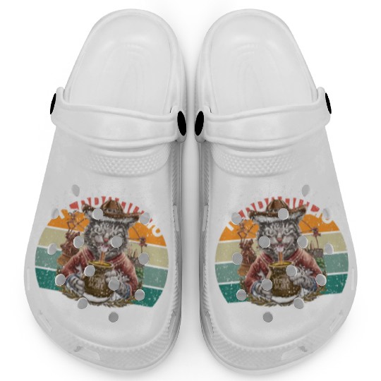 Yerba Mate Cat - Embrace the Yerbaholic Lifestyle! Clogs