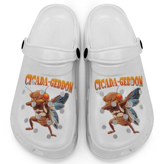 Funny Dabbing Cicada 2024 Dab Clogs