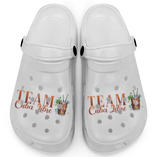 Team Cuba Libre Cocktail Bartender Clogs