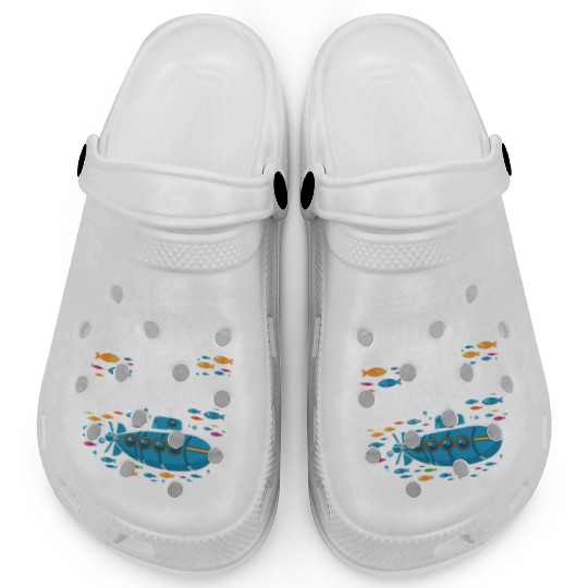 School Submarine Ready To Dive Into Learning Clogs