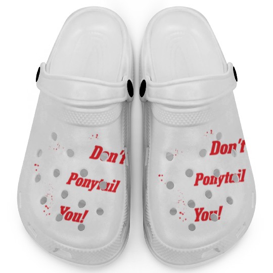 Don't Let The Ponytail Fool You! Woman Karate Clogs