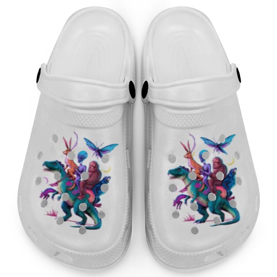 Cryptozoology Cryptid Bigfoot Jackalope Mothman Clogs