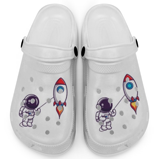 play with rocket balloon Clogs