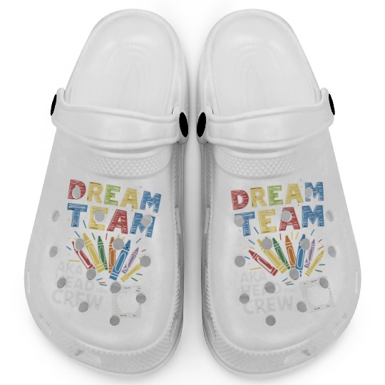 Head Start Dream Team Squad Teacher Back To School Clogs
