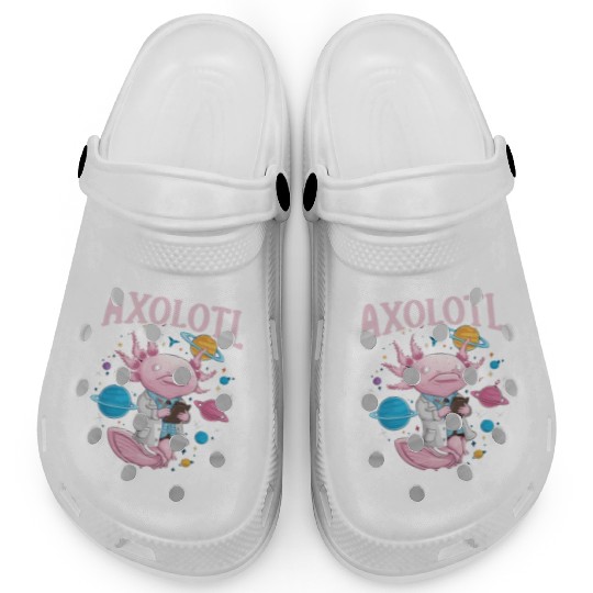 Axolotl Science Teacher Mexican Salamander Clogs