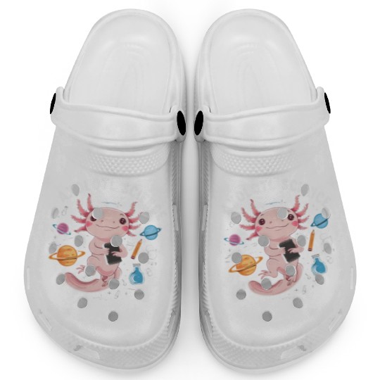 Axolotl Science Teacher Mexican Salamander Clogs