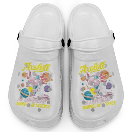 Axolotl Science Teacher Mexican Salamander Clogs