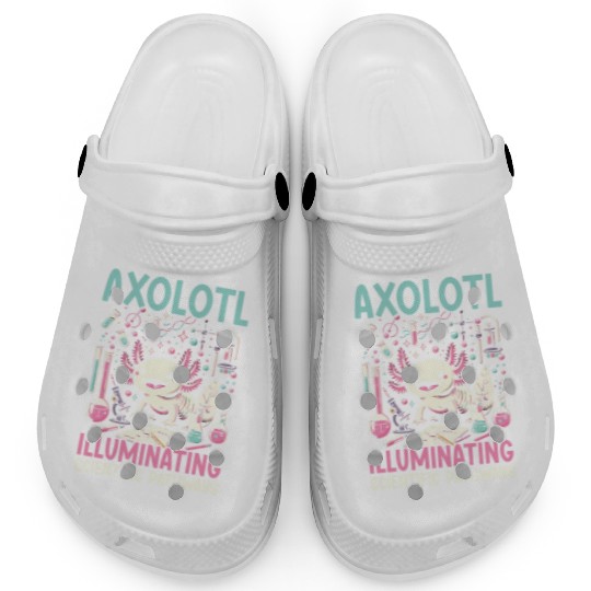 Axolotl Science Teacher Mexican Salamander Clogs