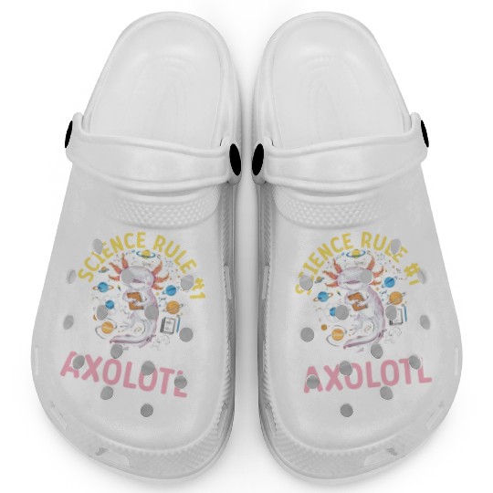 Axolotl Science Teacher Mexican Salamander Clogs