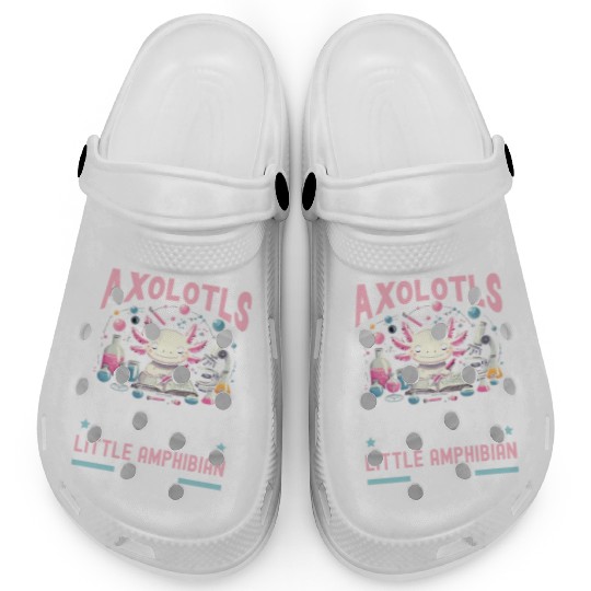 Axolotl Science Teacher Mexican Salamander Clogs