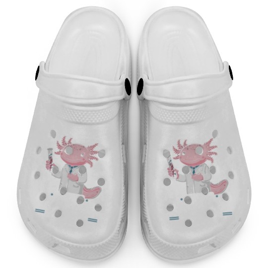 Axolotl Science Teacher Mexican Salamander Clogs