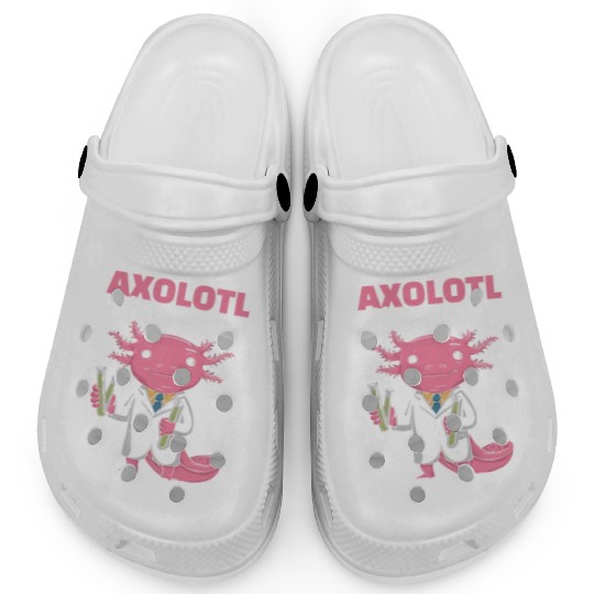 Axolotl Science Teacher Mexican Salamander Clogs