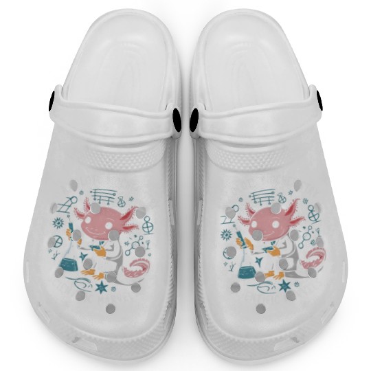 Axolotl Science Teacher Mexican Salamander Clogs