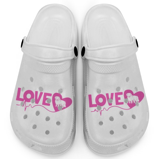 Dog Lover Pet Owner I Love My Great Pyrenees Clogs