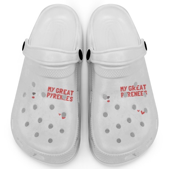 Coffee Dog And Maybe 3 People Funny Great Pyrenees Clogs