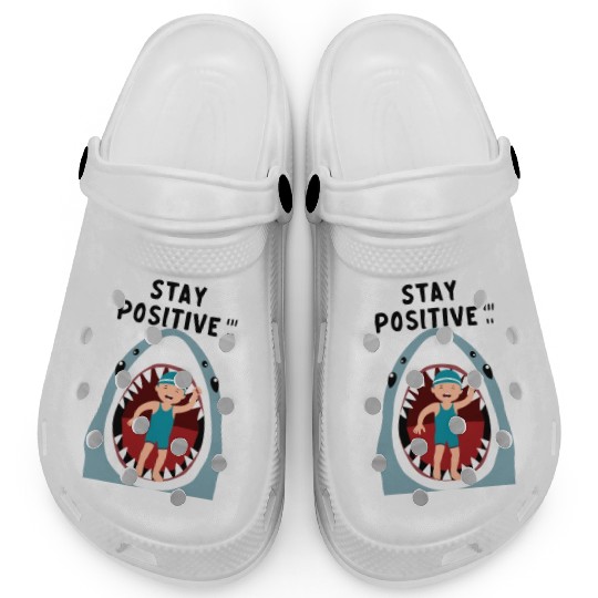 Stay positive Clogs
