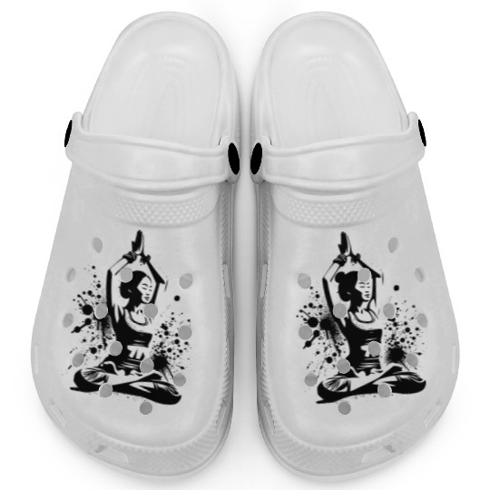 Meditation Relaxation Asian Yoga Teacher Clogs