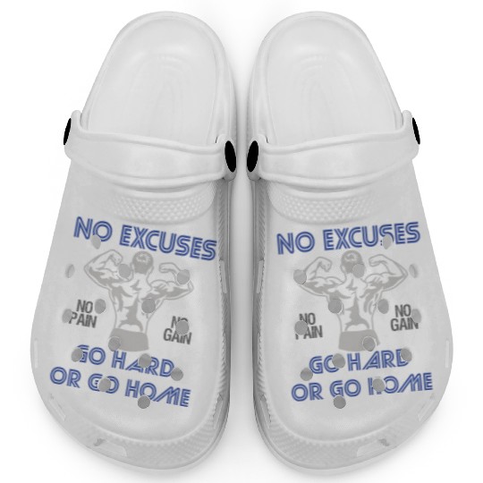 Fitness Gym No Excuses Clogs